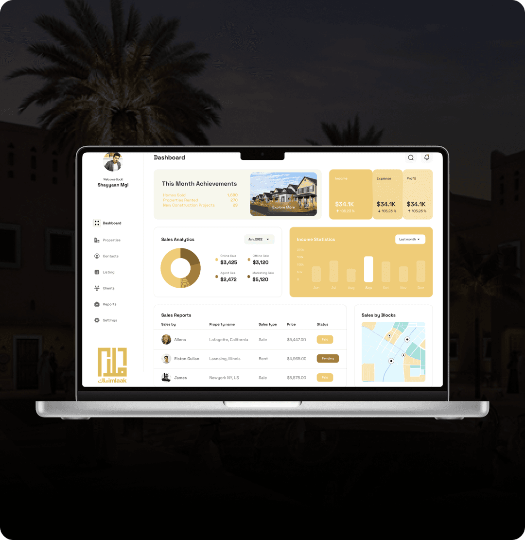 Hudasoft Services Dashboard
