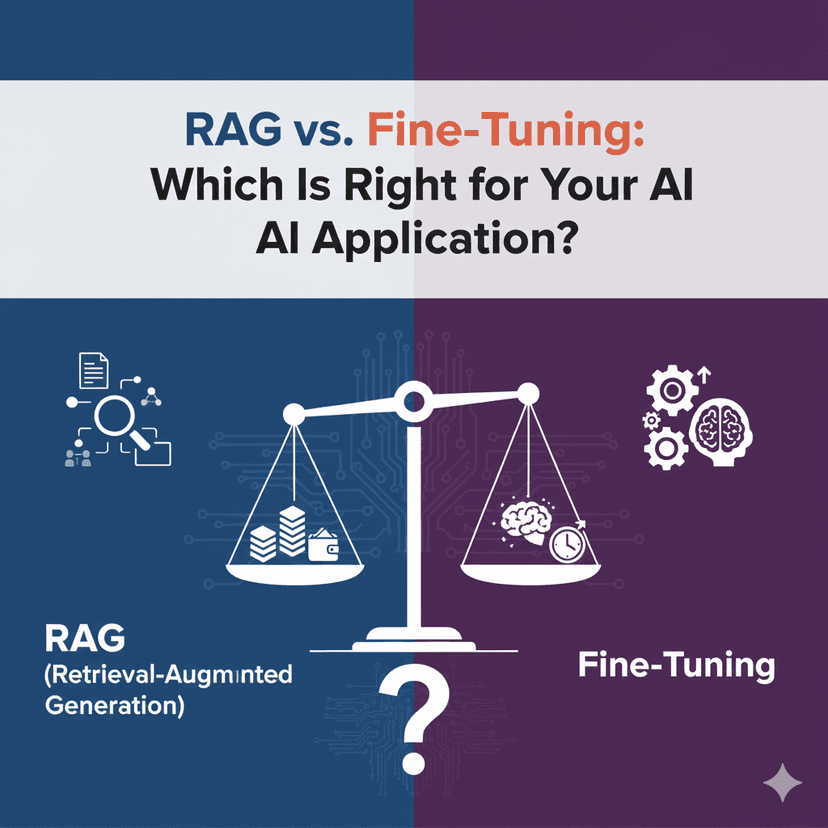 RAG vs. Fine-Tuning: Which Is Right for Your AI Application?