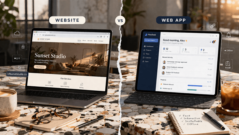 Web App vs Website: 10 Key Differences, Real Costs, and How to Choose the Right One in 2026